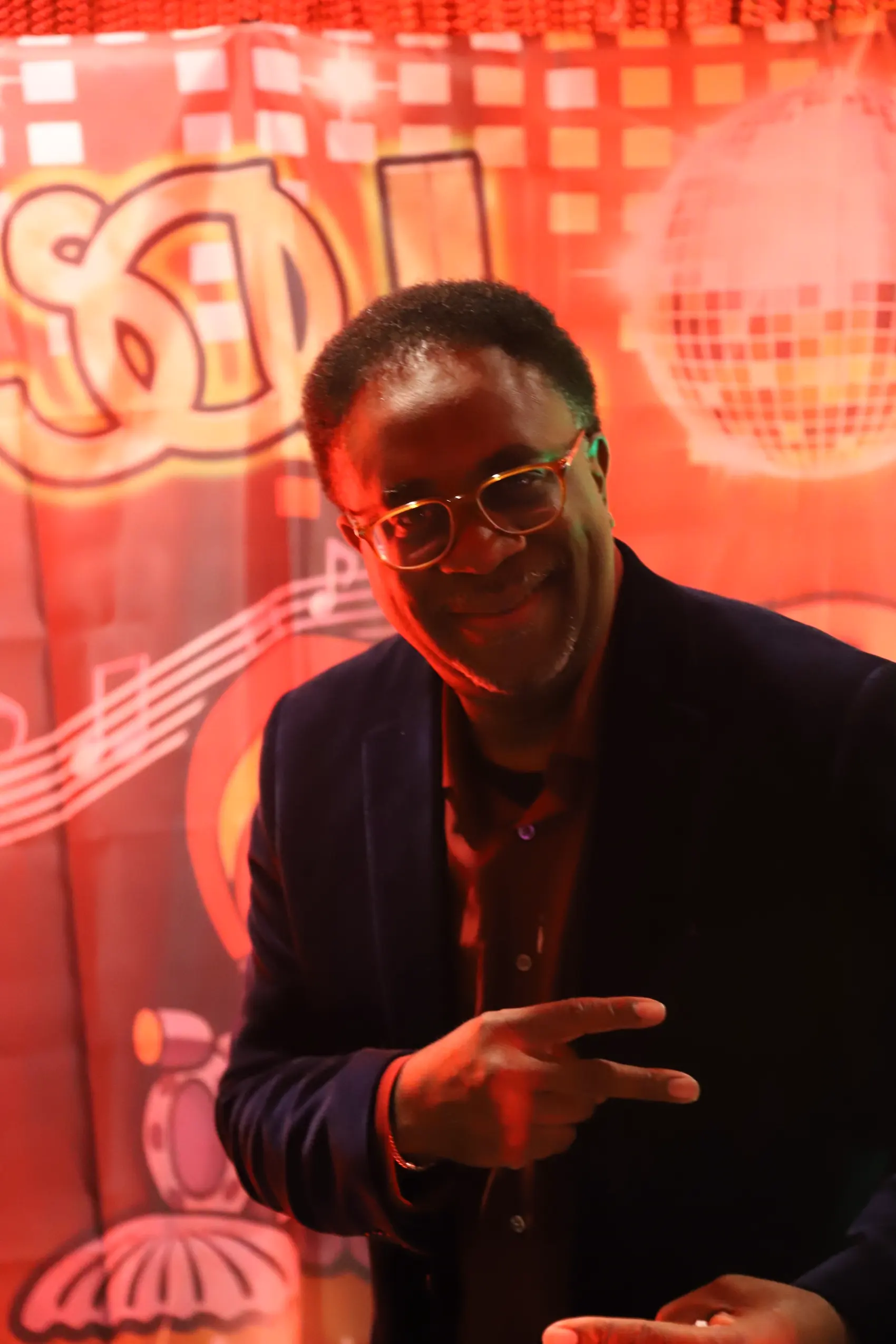 DJ Roy Stone performing at Scott's Restaurant for a Soul Train party, Oakland, CA