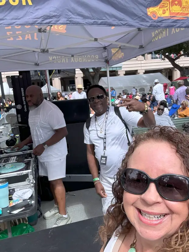 DJ Roy at the San Jose Jazz Festival